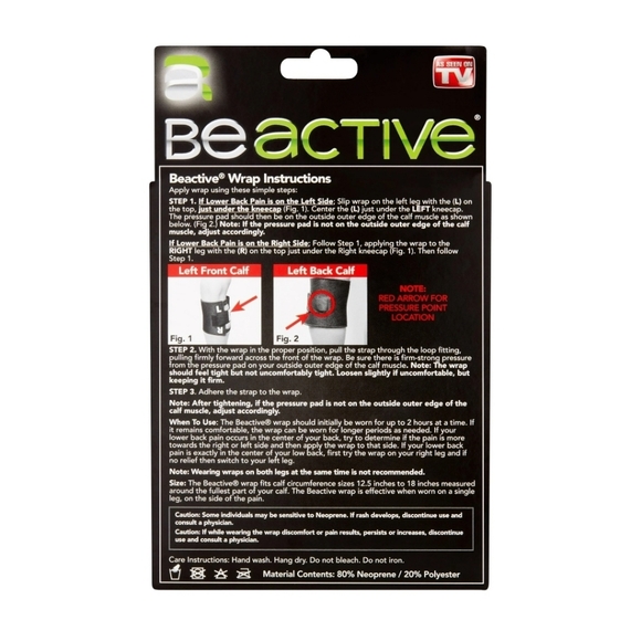 BeActive Sciatica/Back Knee Brace - Picture 2 of 6